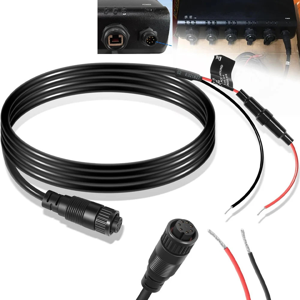 010-10553-00 Power Cable, 7-Pin Power Cord Fit for Garmin GMS 10 Network Port Expander, Waterproof/Stable Power Supply
010-10553-00 Power Cable, 7-Pin Power Cord Fit for Garmin GMS 10 Network Port Expander, Waterproof/Stable Power Supply