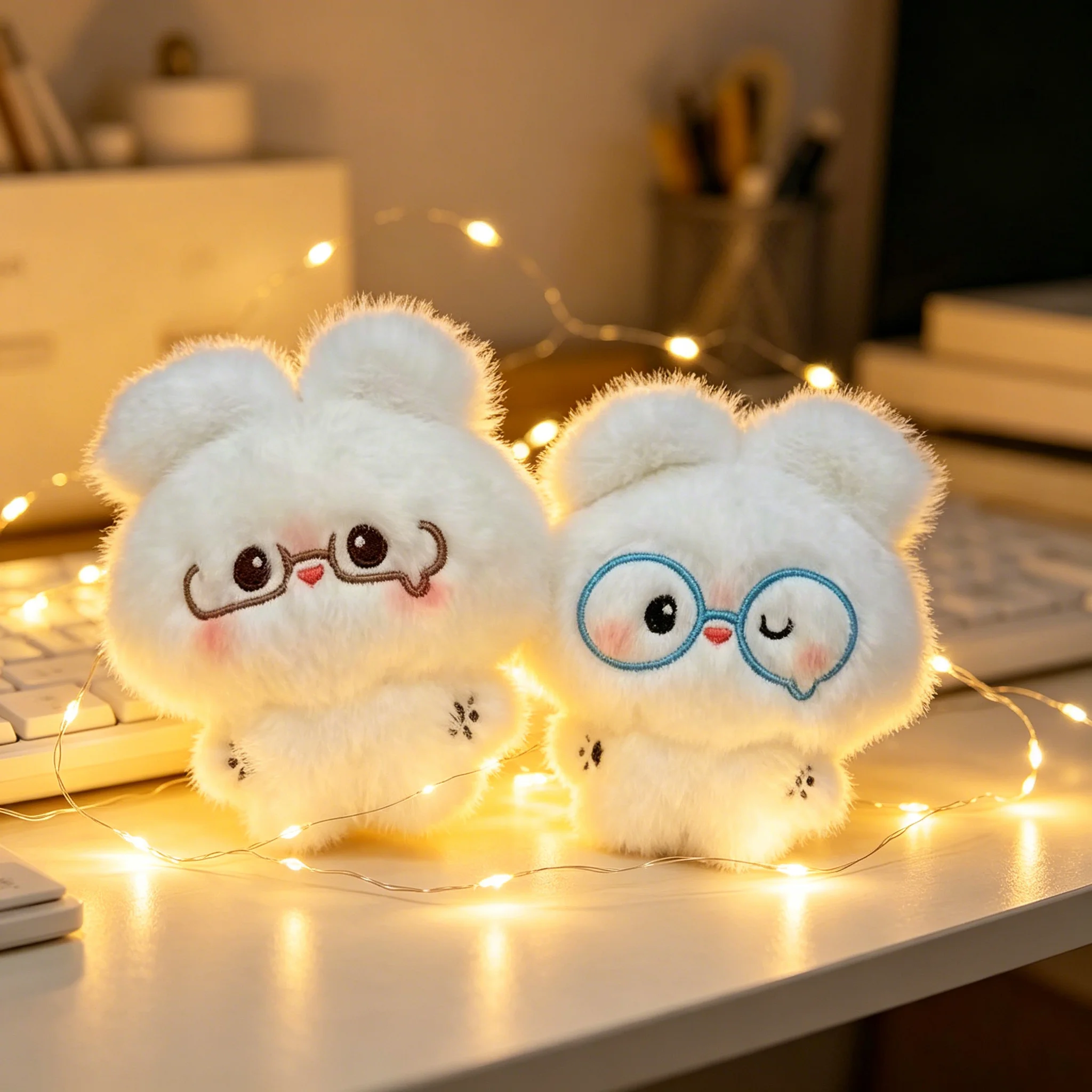 Cute White Bunny Plush Keychain Soft Stuffed Rabbit Bag Pendant Charm For Kids Girls Birthday Gift Backpack Car Key Accessory
Cute White Bunny Plush Keychain Soft Stuffed Rabbit Bag Pendant Charm For Kids Girls Birthday Gift Backpack Car Key Accessory
