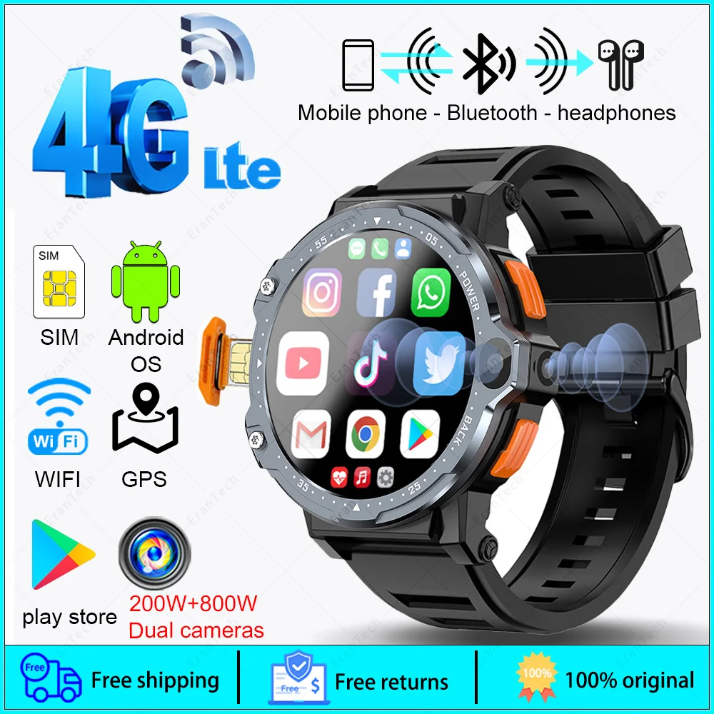 Смарт-часы с поддержкой 4G, LTE, Android os, 1,54 дюйма, 2G, 4G, SIM-карта, Смарт-часы, HD, двойная камера, Wi-Fi, GPS, аккумулятор 800 мАч, Смарт-часы для мужчин и женщин
Смарт-часы с поддержкой 4G, LTE, Android os, 1,54 дюйма, 2G, 4G, SIM-карта, Смарт-часы, HD, двойная камера, Wi-Fi, GPS, аккумулятор 800 мАч, Смарт-часы для мужчин и женщин