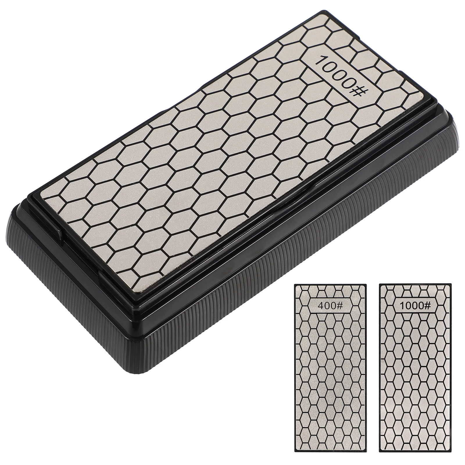 Dual Sided Diamond Sharpening Stone 400 1000 Grit Knife Tool Sharpener Portable Scissor Household Desktop Cutlery Flattening
Dual Sided Diamond Sharpening Stone 400 1000 Grit Knife Tool Sharpener Portable Scissor Household Desktop Cutlery Flattening