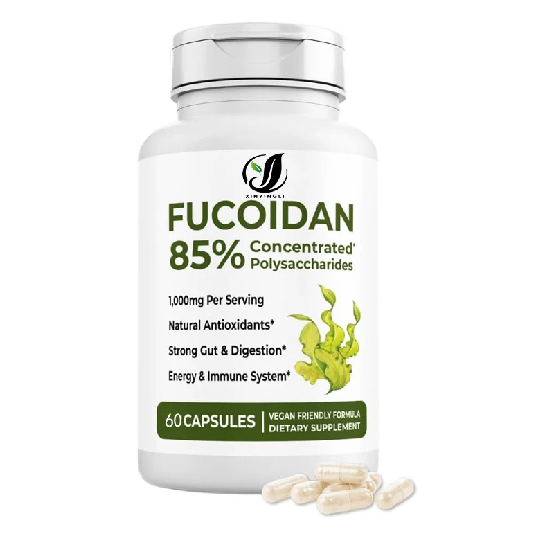 85% Brown Seaweed Extract, Promotes Immunity, Digestive Support -1000mg Fucoidan per serving, Gluten Free
85% Brown Seaweed Extract, Promotes Immunity, Digestive Support -1000mg Fucoidan per serving, Gluten Free