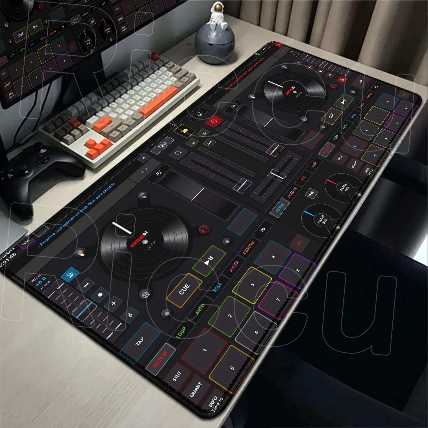 Radio Dj Workbench mouse pad Gamer Large teclado mousepad XXL offices accessories Natural Rubber Carpet Anti Slip Laptop deskmat
Radio Dj Workbench mouse pad Gamer Large teclado mousepad XXL offices accessories Natural Rubber Carpet Anti Slip Laptop deskmat