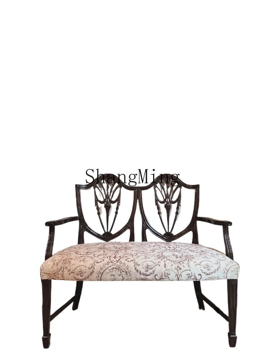 LXY retro solid wood carving flower sofa fabric double chair model room studio shooting furniture
LXY retro solid wood carving flower sofa fabric double chair model room studio shooting furniture