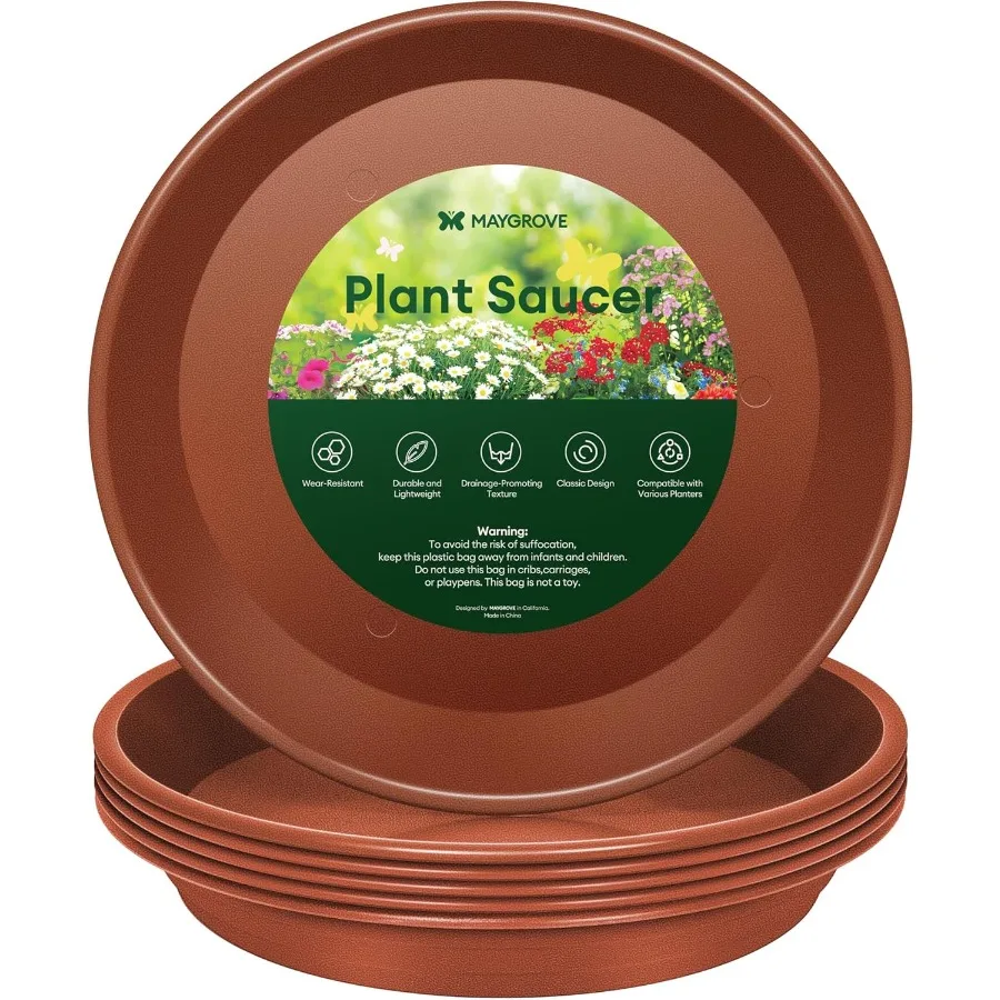 6 Pack Plant Saucer 8 10 12 inch Plant Saucers for Indoor Heavy Duty Plastic Plant Trays for pots Grow Bags Bird Baths Flower D
6 Pack Plant Saucer 8 10 12 inch Plant Saucers for Indoor Heavy Duty Plastic Plant Trays for pots Grow Bags Bird Baths Flower D