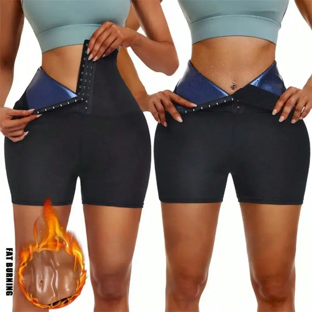 Women High Waist Sauna Sweat Shorts, Yoga Shorts For Waist Trainer, Fat Burning & Abdomen Slimming, Breathable Sports
Women High Waist Sauna Sweat Shorts, Yoga Shorts For Waist Trainer, Fat Burning & Abdomen Slimming, Breathable Sports