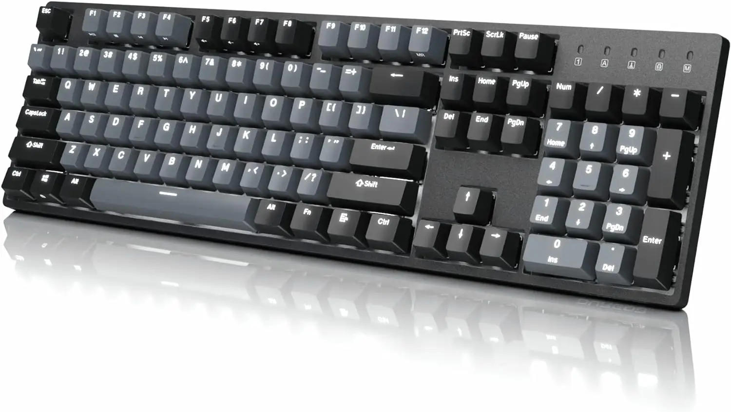 DURGOD K310 Corona White Backlit Full Size Mechanical Keyboard, 104-Key, USB C Wired, Doubleshot PBT Keycaps (Cherry MX Switch)
DURGOD K310 Corona White Backlit Full Size Mechanical Keyboard, 104-Key, USB C Wired, Doubleshot PBT Keycaps (Cherry MX Switch)