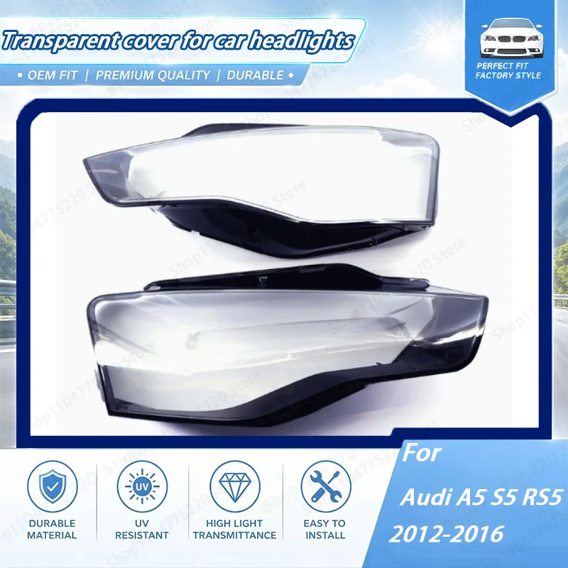 For Audi A5 S5 RS5 2012-2016 Left/Right Side Headlight Cover Front Car Headlight Lens Lampcover Cover Lampshade Shell
For Audi A5 S5 RS5 2012-2016 Left/Right Side Headlight Cover Front Car Headlight Lens Lampcover Cover Lampshade Shell