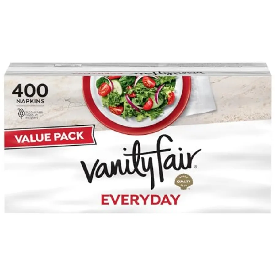 Vanity Fair Everyday Paper Napkins,,Disposable Napkins Made Soft And Smooth For Everyday Meals
Vanity Fair Everyday Paper Napkins,,Disposable Napkins Made Soft And Smooth For Everyday Meals