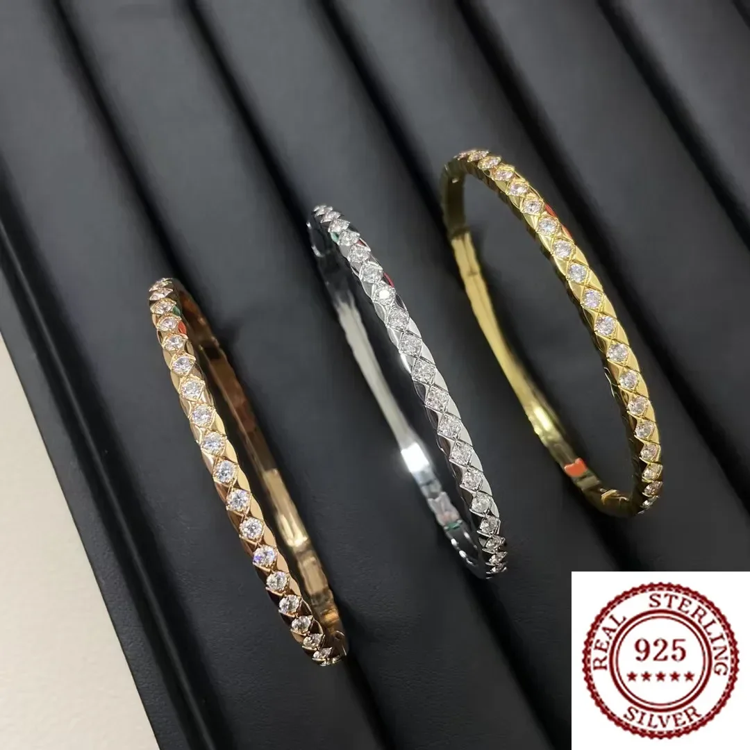 2025 New Trendy DIY Pure Silver Classic Women's High Version Full Diamond Narrow Edition Diamond Bracelet Light Luxury Fashion
2025 New Trendy DIY Pure Silver Classic Women's High Version Full Diamond Narrow Edition Diamond Bracelet Light Luxury Fashion