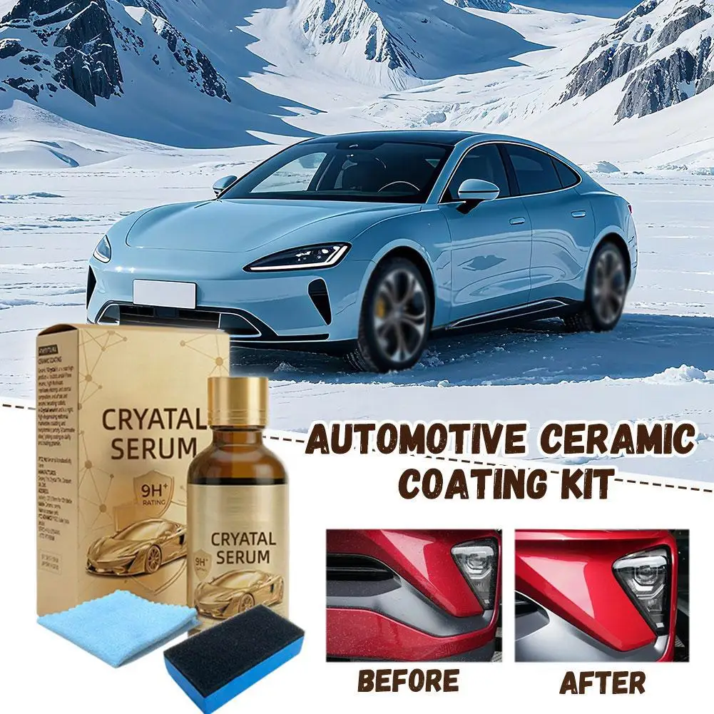 9H+ Car Ceramic Coating Kit, Crystal Serum Nano Liquid, Anti-Scratch Hydrophobic Paint Protection & Gloss Enhancer
9H+ Car Ceramic Coating Kit, Crystal Serum Nano Liquid, Anti-Scratch Hydrophobic Paint Protection & Gloss Enhancer