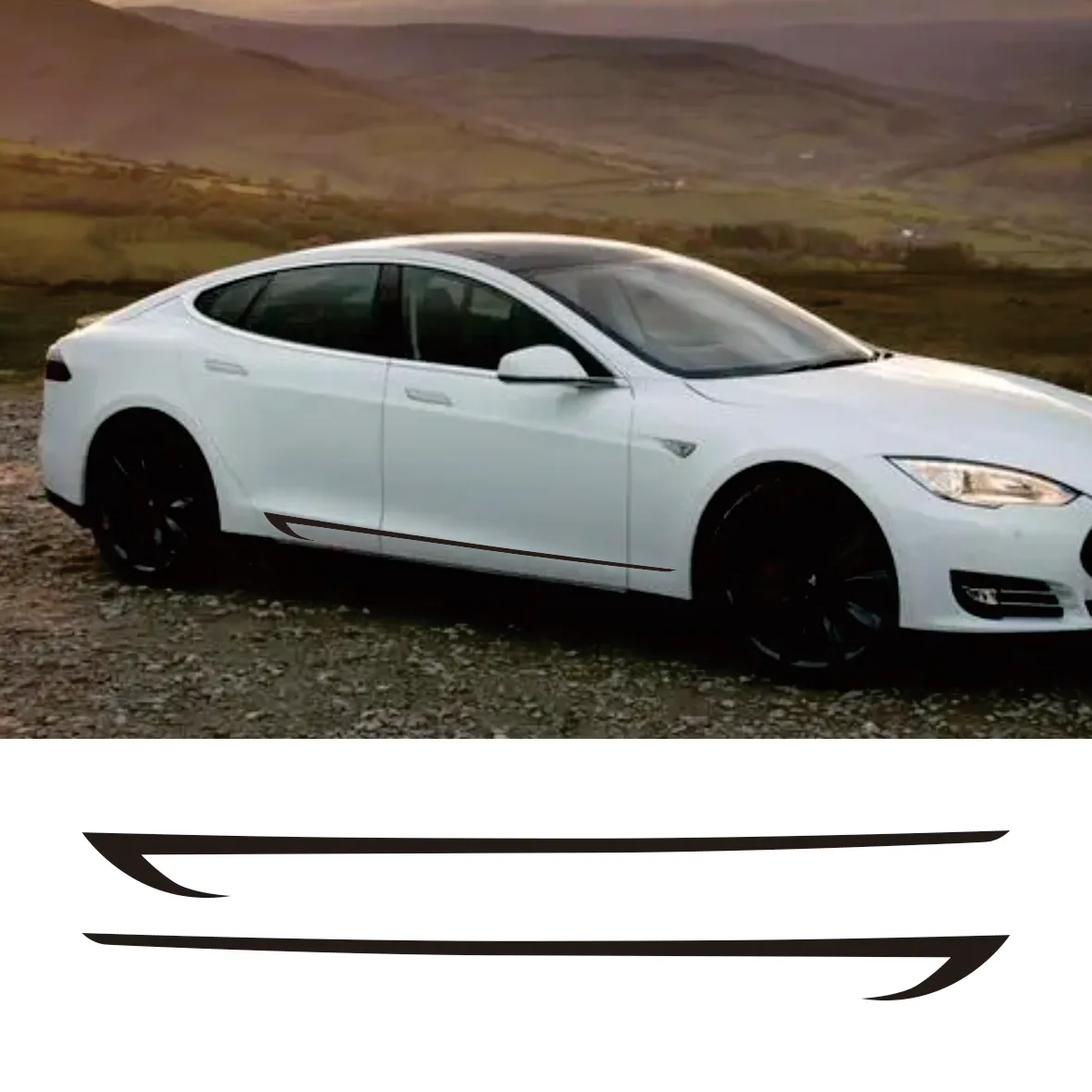 Car Door Side Stickers Kit For Tesla Model 3 Waterproof Vinyl Film Auto Decoration PVC Decals Auto Styling Car Accessories
Car Door Side Stickers Kit For Tesla Model 3 Waterproof Vinyl Film Auto Decoration PVC Decals Auto Styling Car Accessories