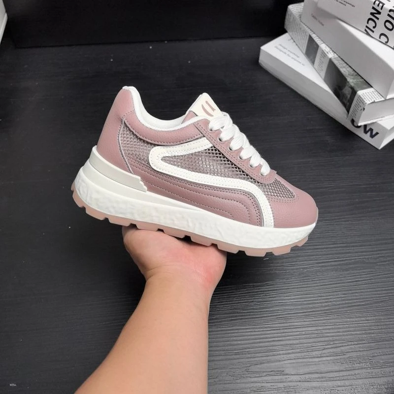 Women's 2026 Summer New Breathable Mesh Platform Sneakers Lightweight Height Increase Casual Shoes 6CM Thick Sole for Petite
Women's 2026 Summer New Breathable Mesh Platform Sneakers Lightweight Height Increase Casual Shoes 6CM Thick Sole for Petite