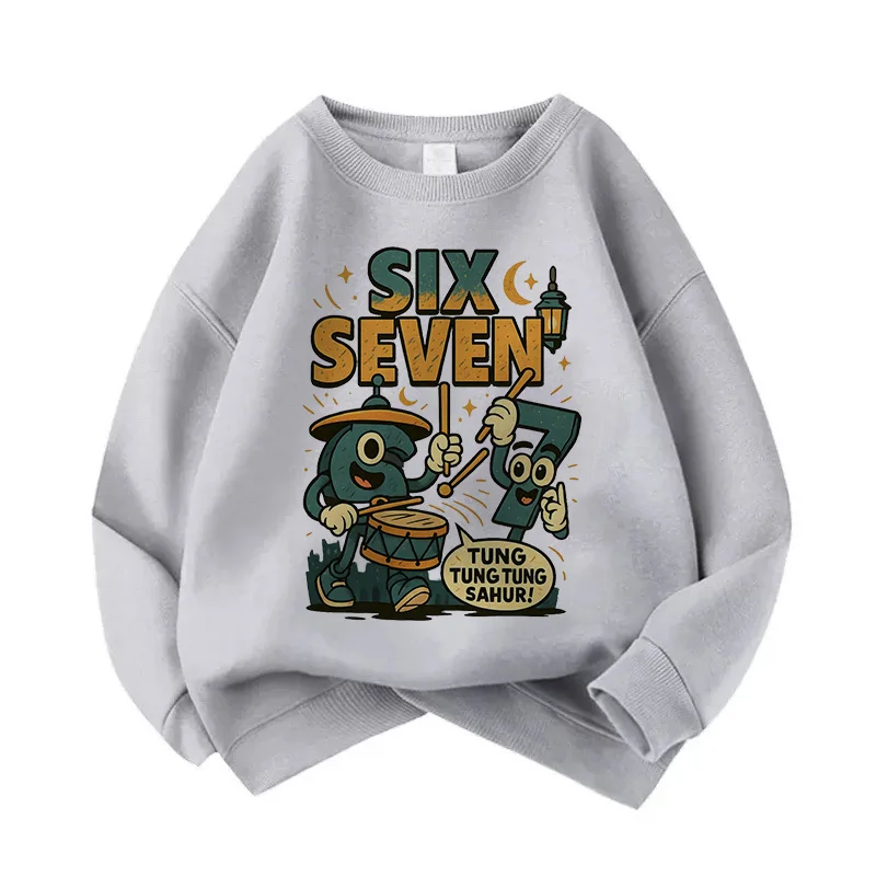 Children's 67 Brainrot Funny Sweatshirts Hot Crew Neck Hoodies for Boys Girls Unisex Cute Six Seven Hoody Manga Kids Clothes
Children's 67 Brainrot Funny Sweatshirts Hot Crew Neck Hoodies for Boys Girls Unisex Cute Six Seven Hoody Manga Kids Clothes