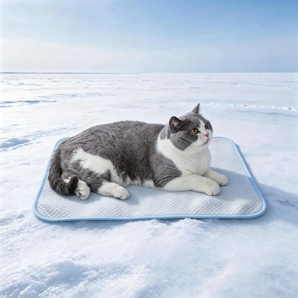 Cooling Mat for Small Pets, Scratch & Stain Resistant, No Electricity, Blue, 18 x 14
Cooling Mat for Small Pets, Scratch & Stain Resistant, No Electricity, Blue, 18 x 14