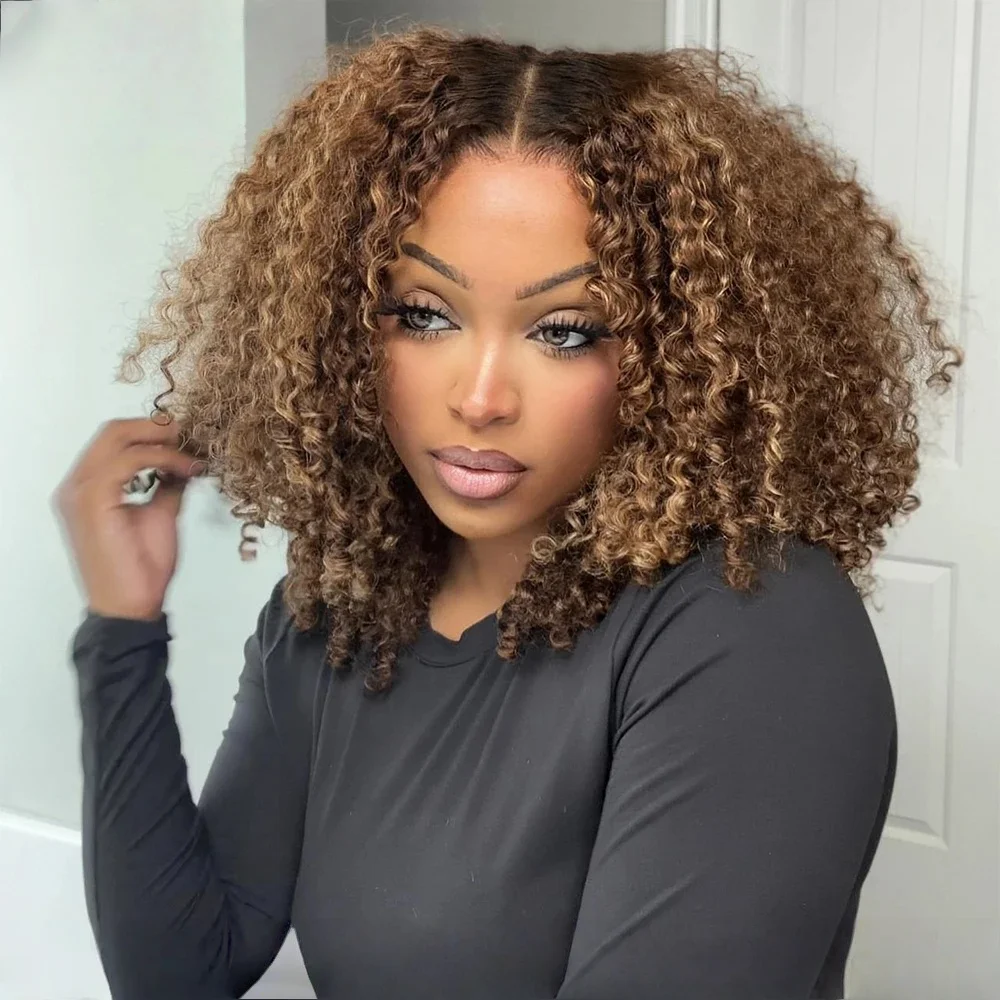 Soft Long Highlight Brown Blond Kinky Curly 180Density 26Inch Lace Front Wig For Women With Baby Hair Preplucked Glueless Daily
Soft Long Highlight Brown Blond Kinky Curly 180Density 26Inch Lace Front Wig For Women With Baby Hair Preplucked Glueless Daily