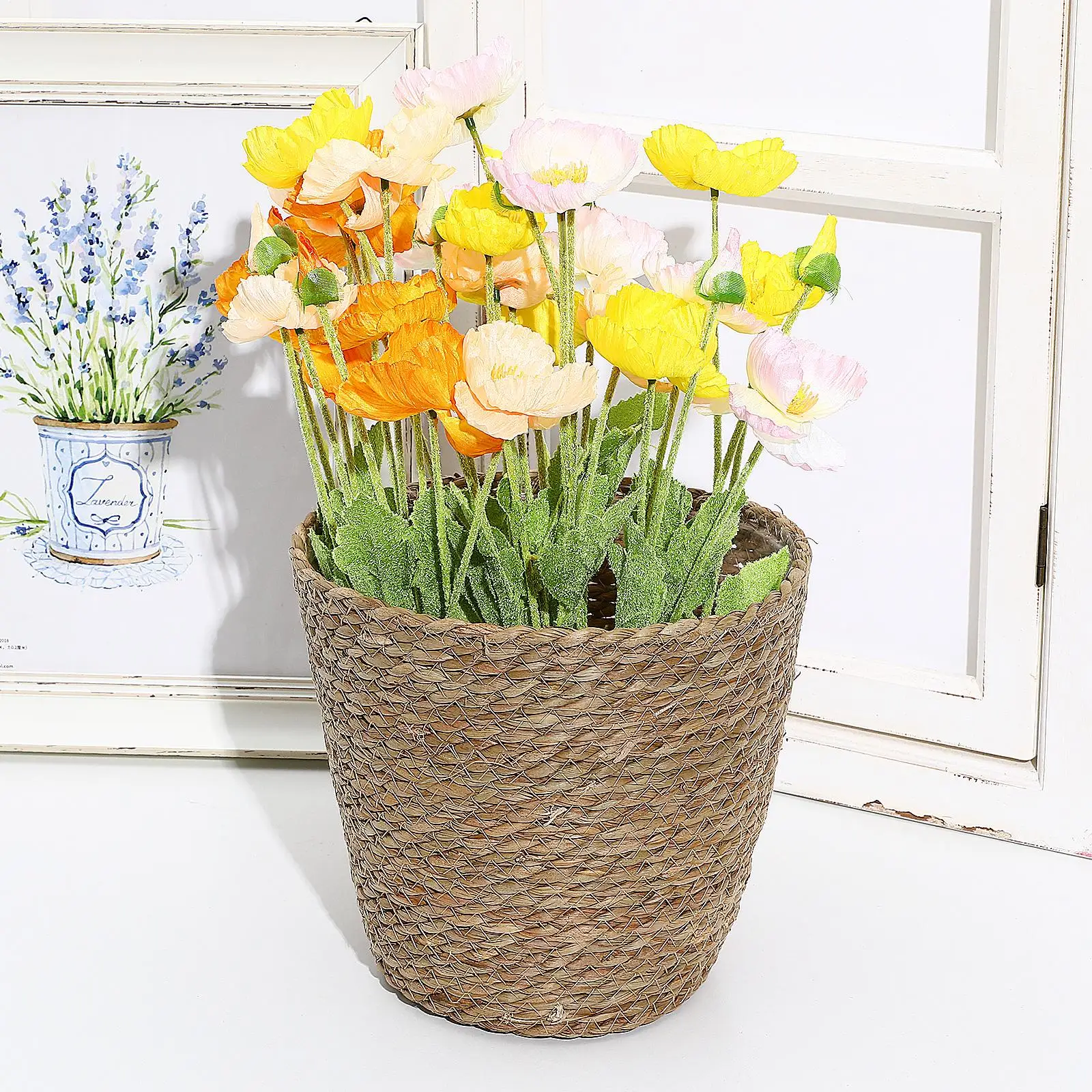 Woven Flower Pot Garden Baskets Decorative Planter Weaving Large Indoor DIY for Tree Container Straw Plants
Woven Flower Pot Garden Baskets Decorative Planter Weaving Large Indoor DIY for Tree Container Straw Plants