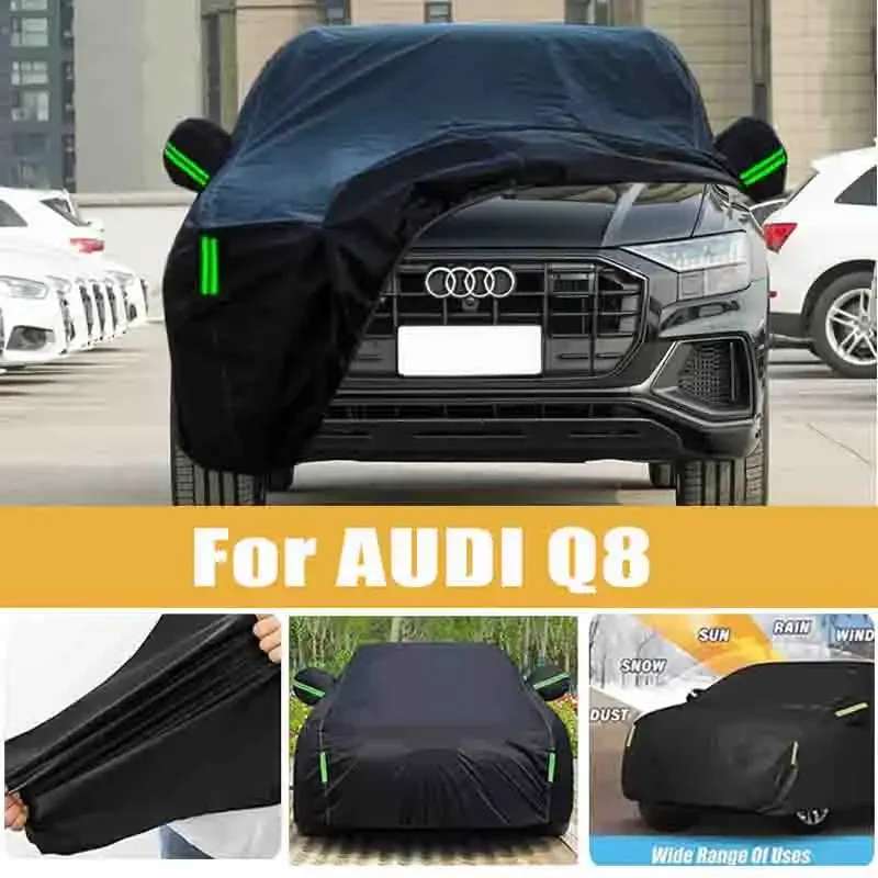 For AUDI Q8 Full Car Cover Four Seasons Universal Outdoor Sun Anti UV Rain Snow Dust Protection Oxford Cloth Car Accessories
For AUDI Q8 Full Car Cover Four Seasons Universal Outdoor Sun Anti UV Rain Snow Dust Protection Oxford Cloth Car Accessories