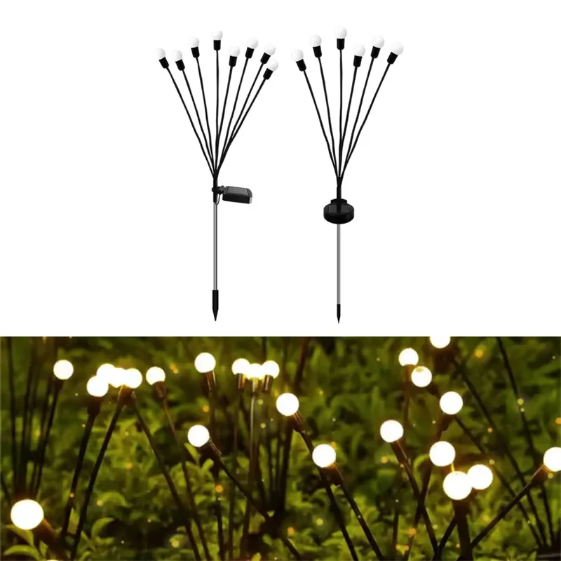 Solar Firefly Lights 6/8/10 Led Garden Lawn Outdoor Waterproof Starburst Swaying Lamp for Courtyard Patio Decoration
Solar Firefly Lights 6/8/10 Led Garden Lawn Outdoor Waterproof Starburst Swaying Lamp for Courtyard Patio Decoration