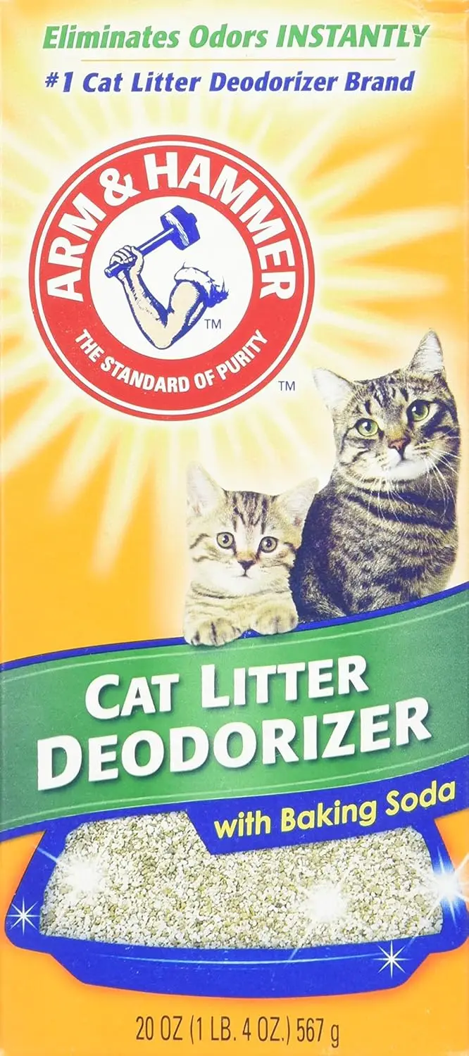 Cat Litter Deodorizer with Activated Baking Soda 20 oz Pack of 4 for Odor Control
Cat Litter Deodorizer with Activated Baking Soda 20 oz Pack of 4 for Odor Control