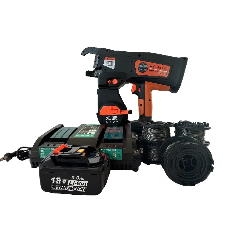 Rebar Tying Machine Double Wire Reinforcement Layering Gun Reinforcement Binding Machine Using 1.0mm Double Wire RT-441