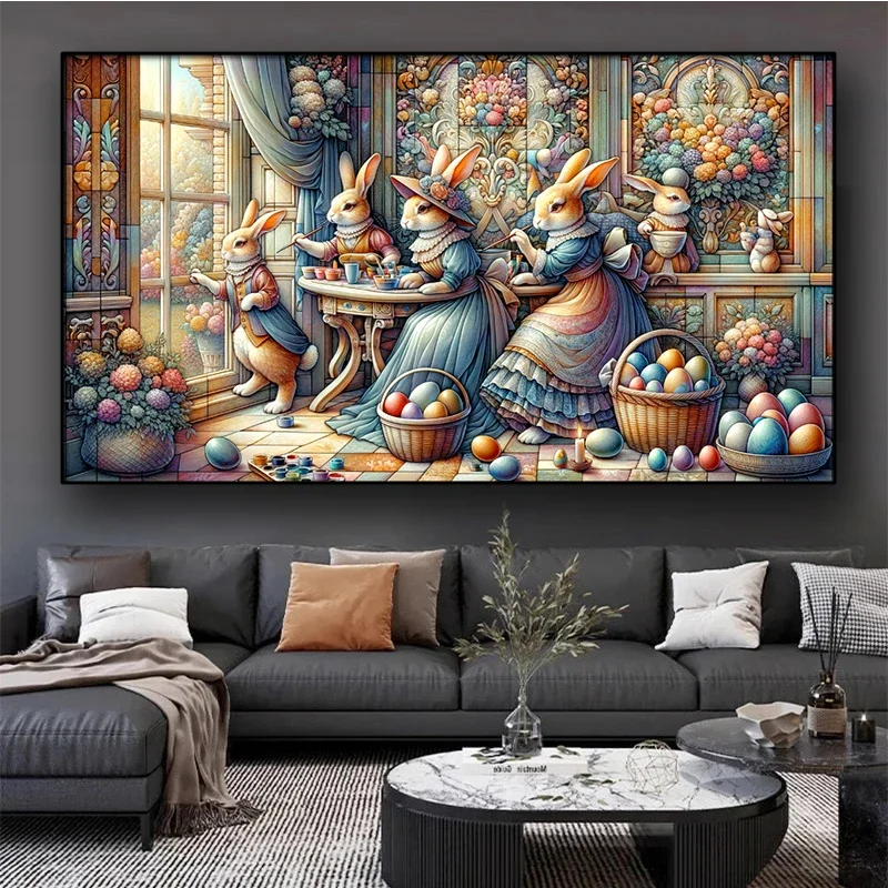 Шикарный кролик, семейные подготовки для пасхальной алмазной живописи, сделай сам, алмазное искусство, сделай сам, полная квадратная круглая дрель, поделки со стразами и кристаллами,
Шикарный кролик, семейные подготовки для пасхальной алмазной живописи, сделай сам, алмазное искусство, сделай сам, полная квадратная круглая дрель, поделки со стразами и кристаллами,