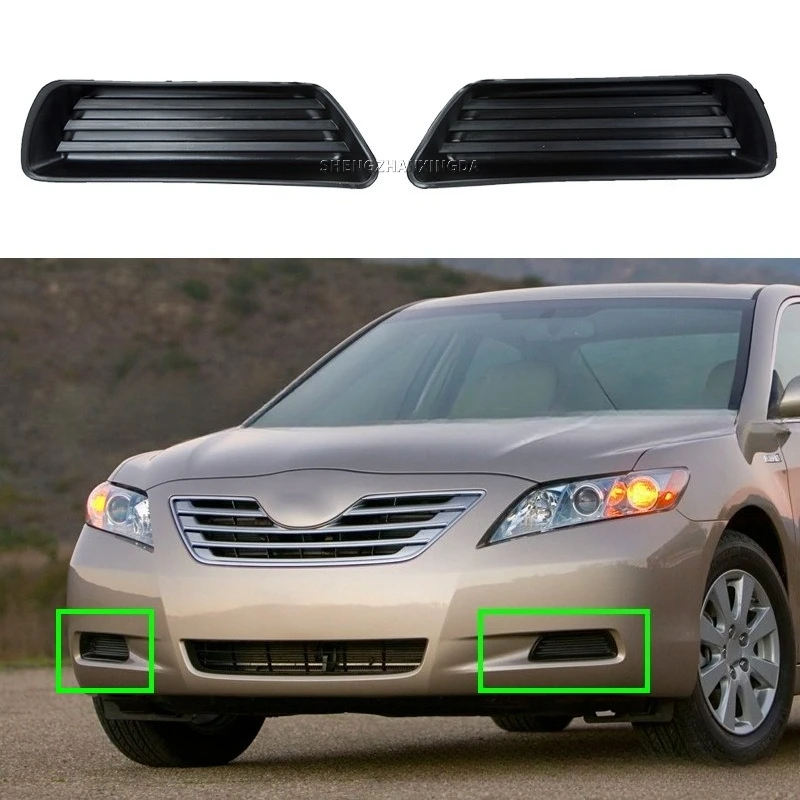 Подходит для Toyota Camry 2007-2009 годов, передний противотуманный абажур без отверстий, рамка противотуманной фары 5212706050 5212806050 
Подходит для Toyota Camry 2007-2009 годов, передний противотуманный абажур без отверстий, рамка противотуманной фары 5212706050 5212806050