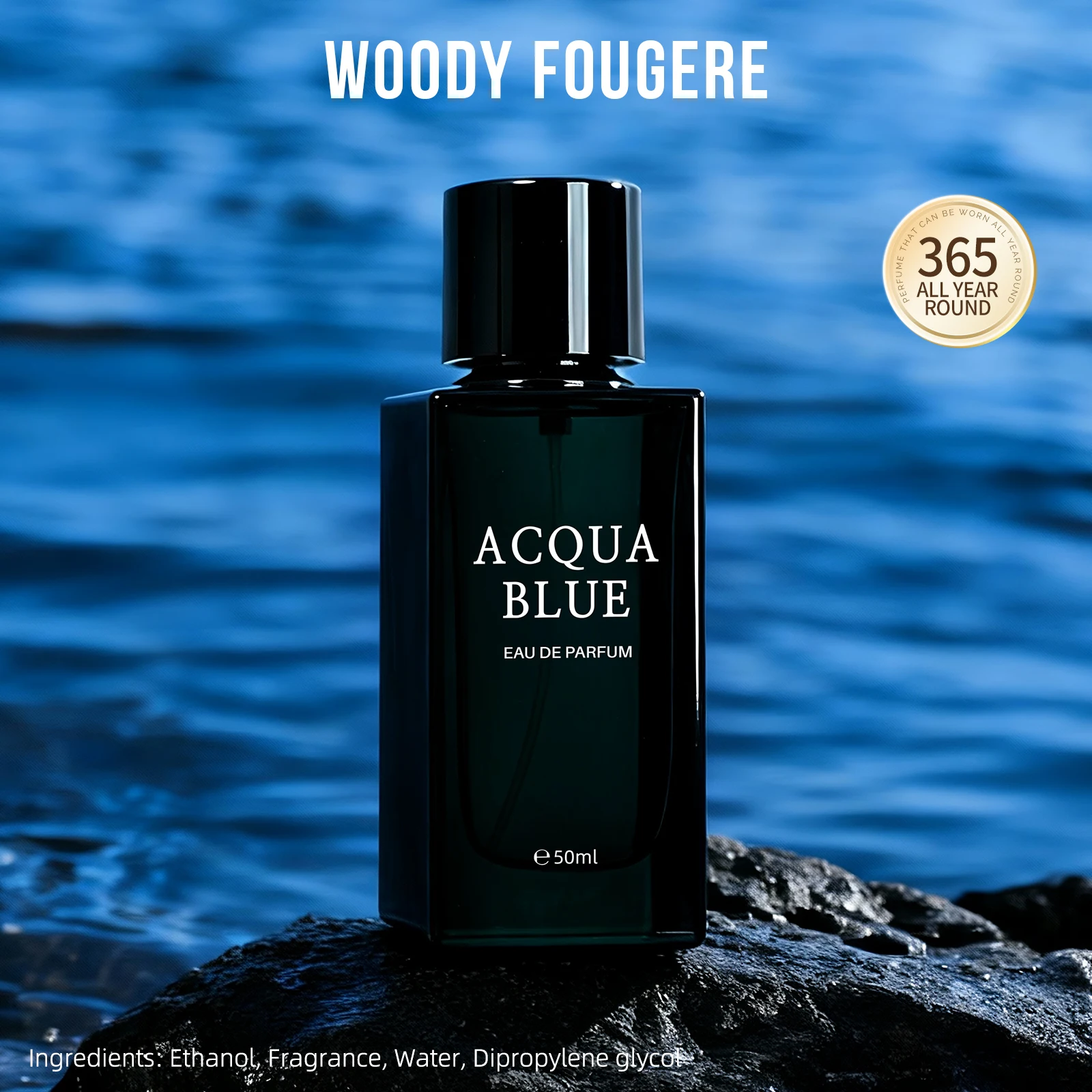 Acqua Blue Eau de Parfum for Men, 50ml Fresh Woody Fougere Cologne with Lemon, Mint & Pink Pepper Notes, Long-Lasting Clean Masculine Fragrance for Office, Daily Wear & Gifts
Acqua Blue Eau de Parfum for Men, 50ml Fresh Woody Fougere Cologne with Lemon, Mint & Pink Pepper Notes, Long-Lasting Clean Masculine Fragrance for Office, Daily Wear & Gifts