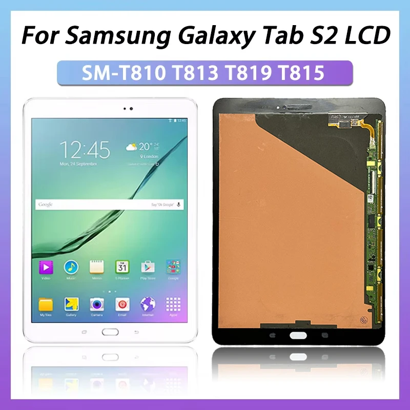 New test LCD For Samsung Tab S2 9.7 T810 T815 T813N T819N tablet LCD Display Touch Screen Digitizer panel Assembly
New test LCD For Samsung Tab S2 9.7 T810 T815 T813N T819N tablet LCD Display Touch Screen Digitizer panel Assembly