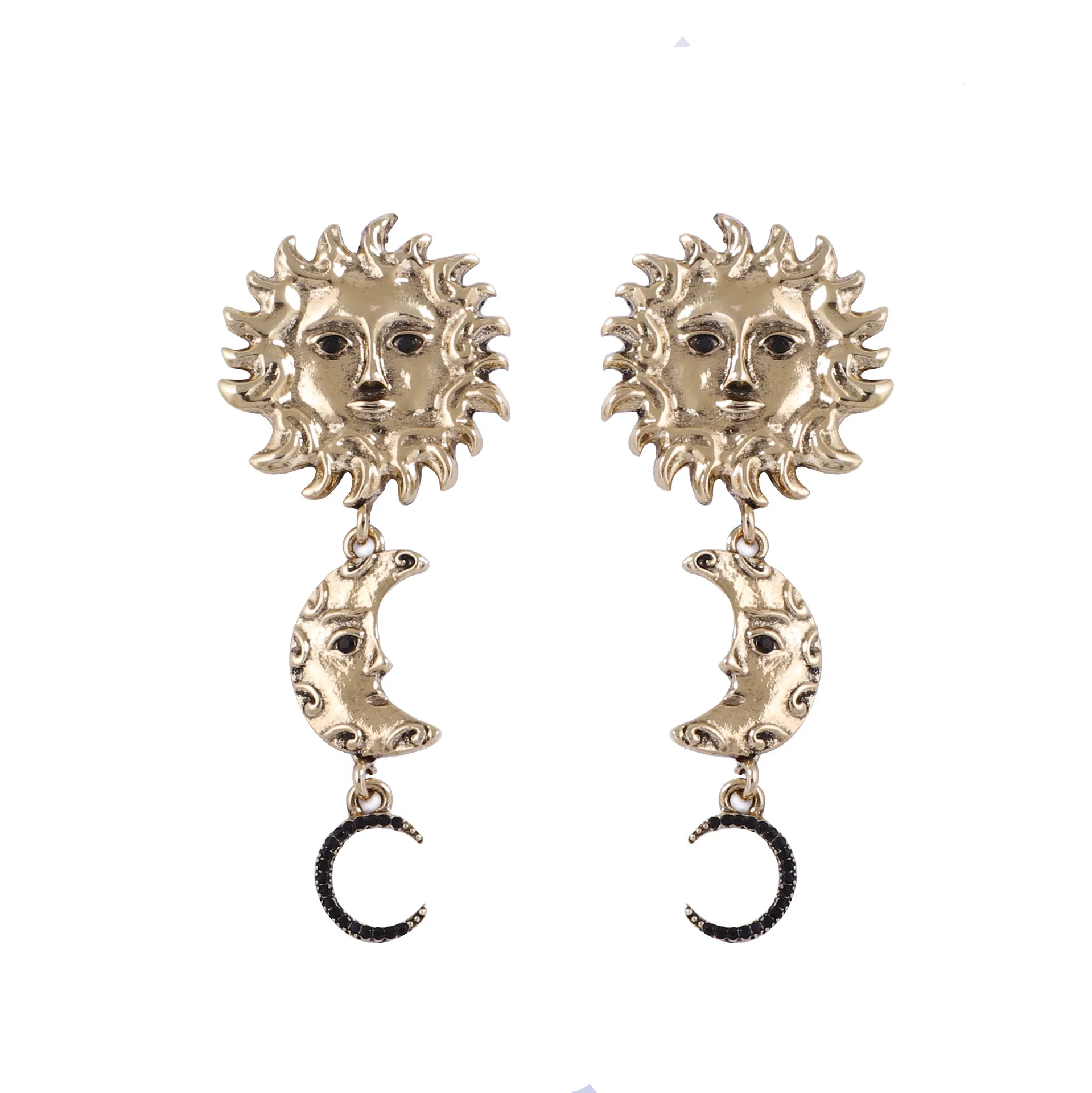ZAA Vintage Women Jewelry Personalized Sun And Moon Dangling Earrings Trend Holiday Party Accessories Fashion Girl Gifts
ZAA Vintage Women Jewelry Personalized Sun And Moon Dangling Earrings Trend Holiday Party Accessories Fashion Girl Gifts