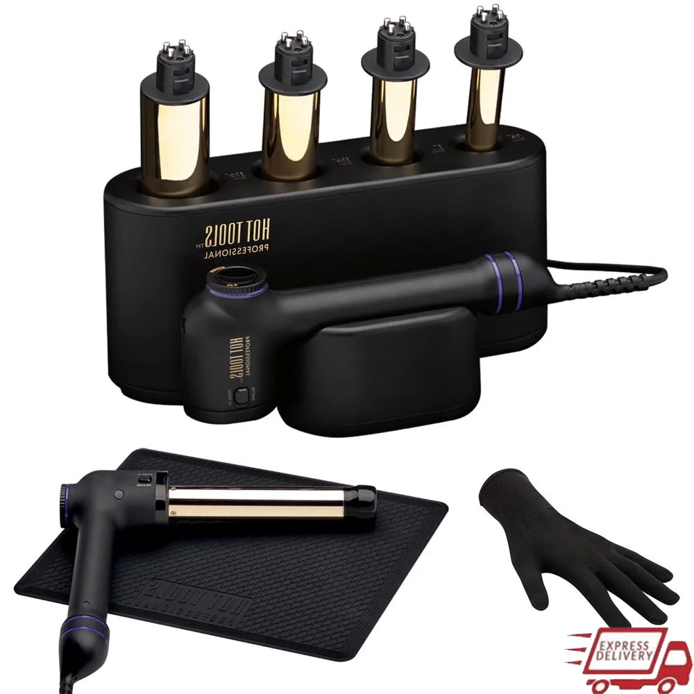 24K Gold Curlbar Curling Wand Set Long Lasting Defined Curls Professional Stylist's Choice Versatile Styling Up to 450℉ Heat
24K Gold Curlbar Curling Wand Set Long Lasting Defined Curls Professional Stylist's Choice Versatile Styling Up to 450℉ Heat
