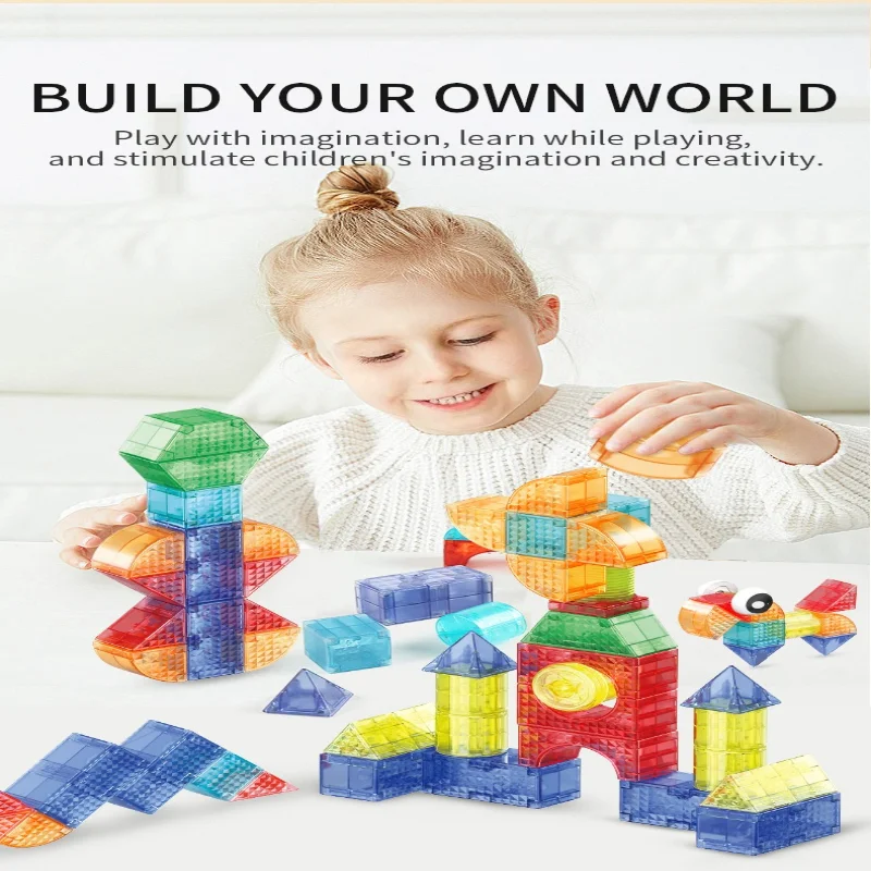 3D Geometric Magnetic Blocks Children Toys Magnetic Tiles Game Construct Educational Sensory Creativity Connect Building Blocks
3D Geometric Magnetic Blocks Children Toys Magnetic Tiles Game Construct Educational Sensory Creativity Connect Building Blocks