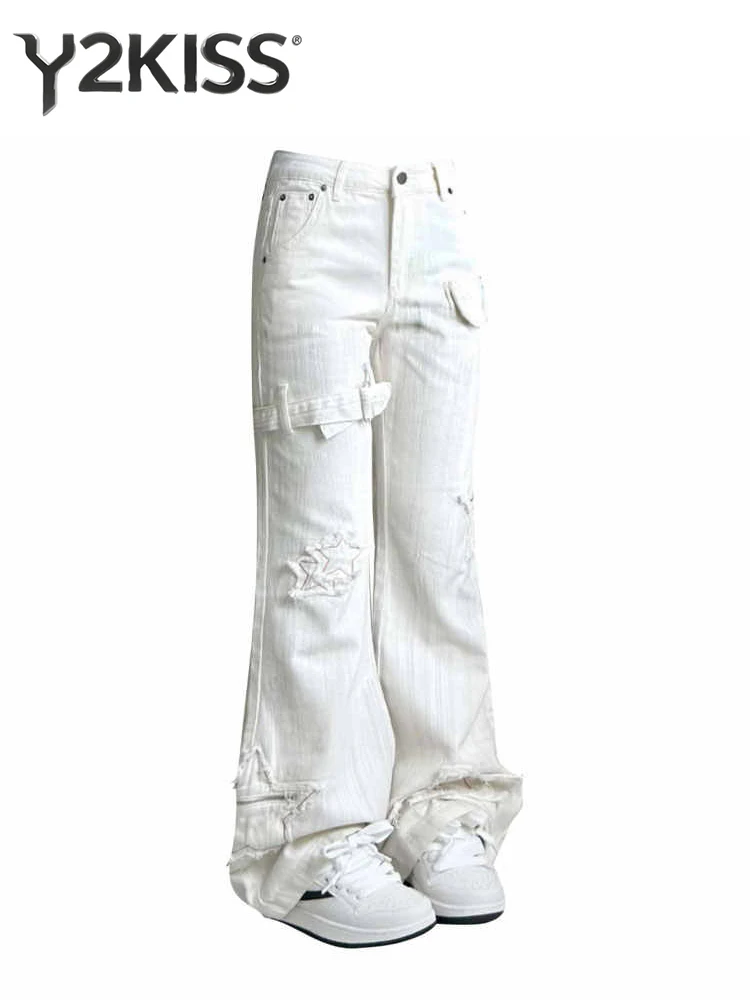 Женские расклешенные джинсовые брюки, джинсы Bell Bottom Abi Y2k 2000-х годов Harajuku Star, узкие джинсы, японский Gyaru, корейский модельер
Женские расклешенные джинсовые брюки, джинсы Bell Bottom Abi Y2k 2000-х годов Harajuku Star, узкие джинсы, японский Gyaru, корейский модельер