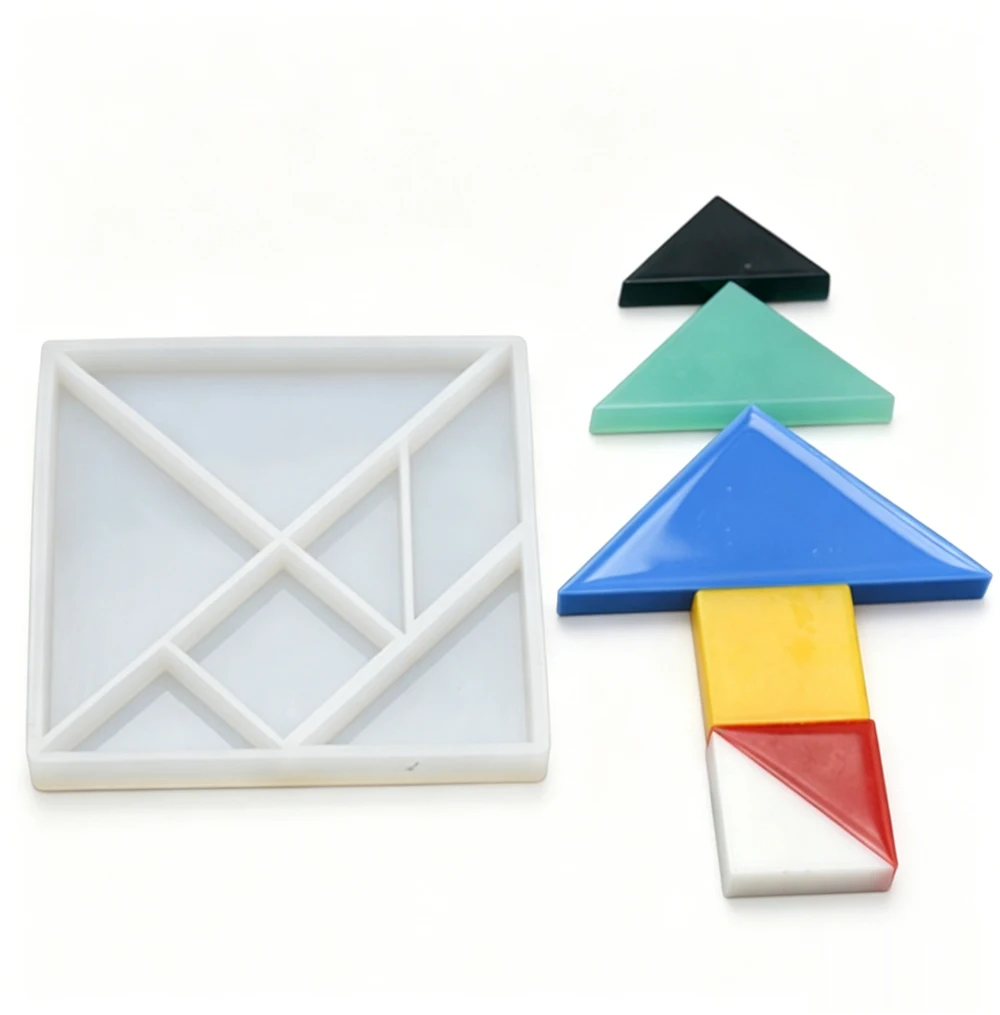 Tangram Puzzle for Brain Development Handmade Jewelry Making Tool UV Epoxy Resin Casting Mould for Creative Craft Projects
Tangram Puzzle for Brain Development Handmade Jewelry Making Tool UV Epoxy Resin Casting Mould for Creative Craft Projects