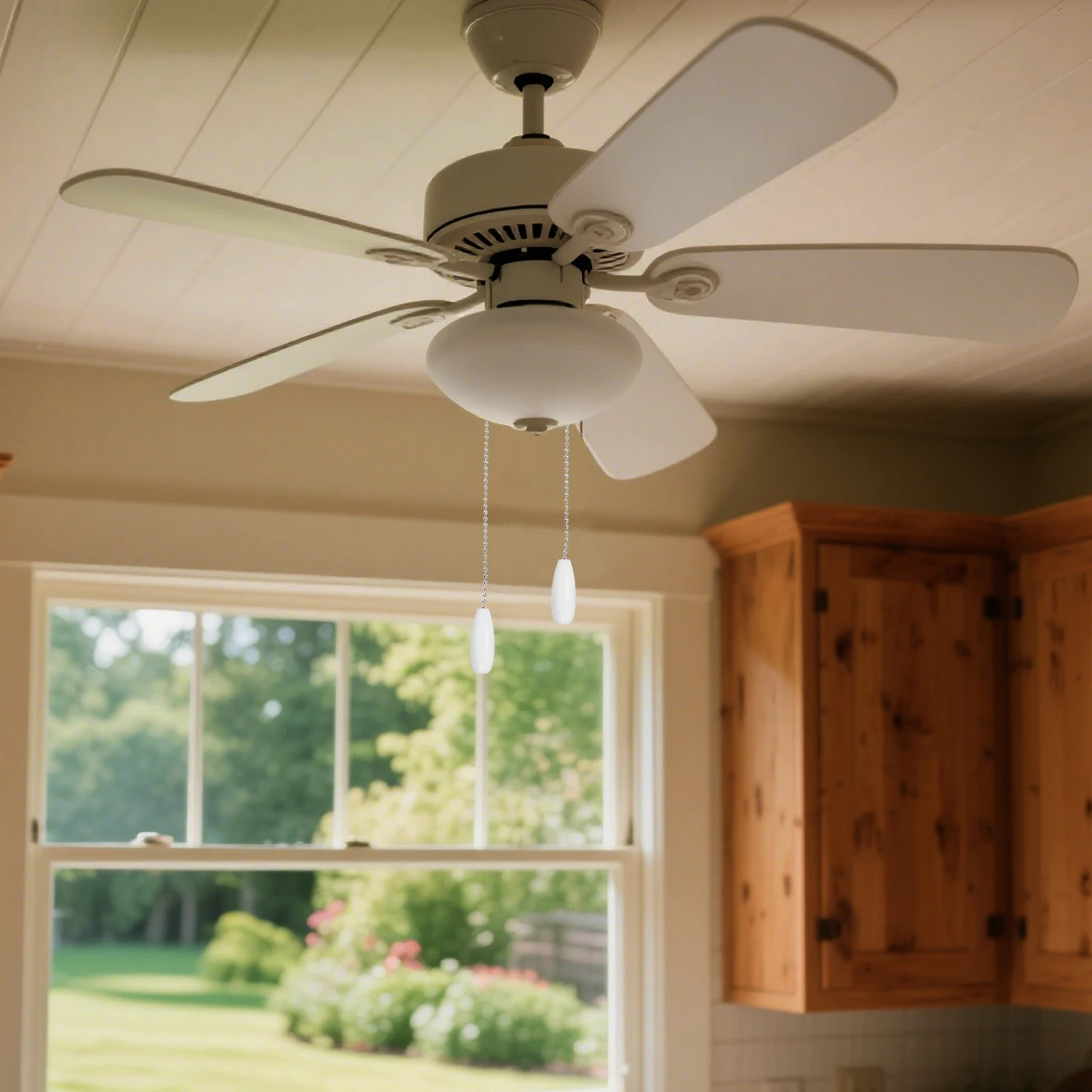 2Pcs Wooden Ceiling Fan Chain Extensions Adjustable Pull Cord for Fan Light Fixture Replacement Parts Decorative
2Pcs Wooden Ceiling Fan Chain Extensions Adjustable Pull Cord for Fan Light Fixture Replacement Parts Decorative