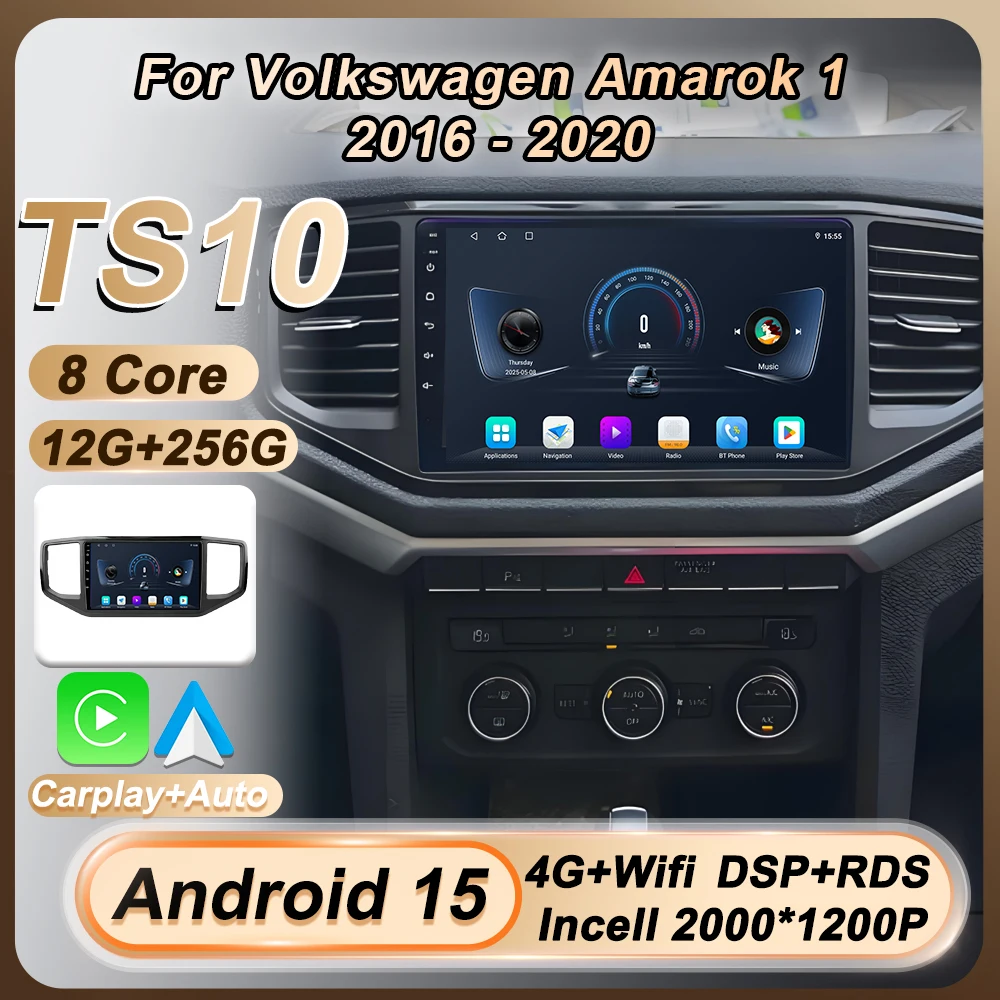 Автомобильный радиоприемник Android 15 для Volkswagen Amarok 1 2016-2020 2 Din Carplay Автомобильный радиоприемник Мультимедийный видеоплеер Авторадио GPS 8-ядерный BT
Автомобильный радиоприемник Android 15 для Volkswagen Amarok 1 2016-2020 2 Din Carplay Автомобильный радиоприемник Мультимедийный видеоплеер Авторадио GPS 8-ядерный BT