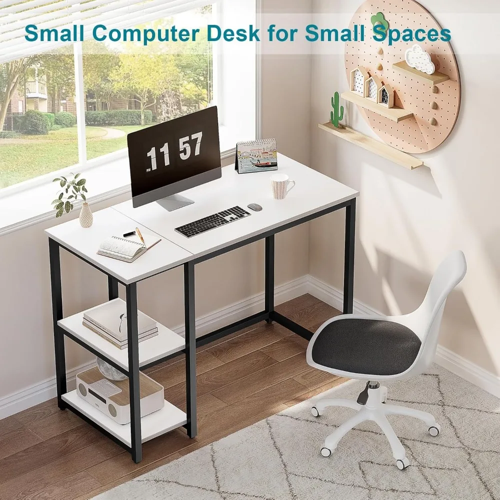 Computer Desk 40 inches with 2-Tier Shelves Sturdy Home Office Desk with Large Storage Space Modern Gaming Desk Study
Computer Desk 40 inches with 2-Tier Shelves Sturdy Home Office Desk with Large Storage Space Modern Gaming Desk Study