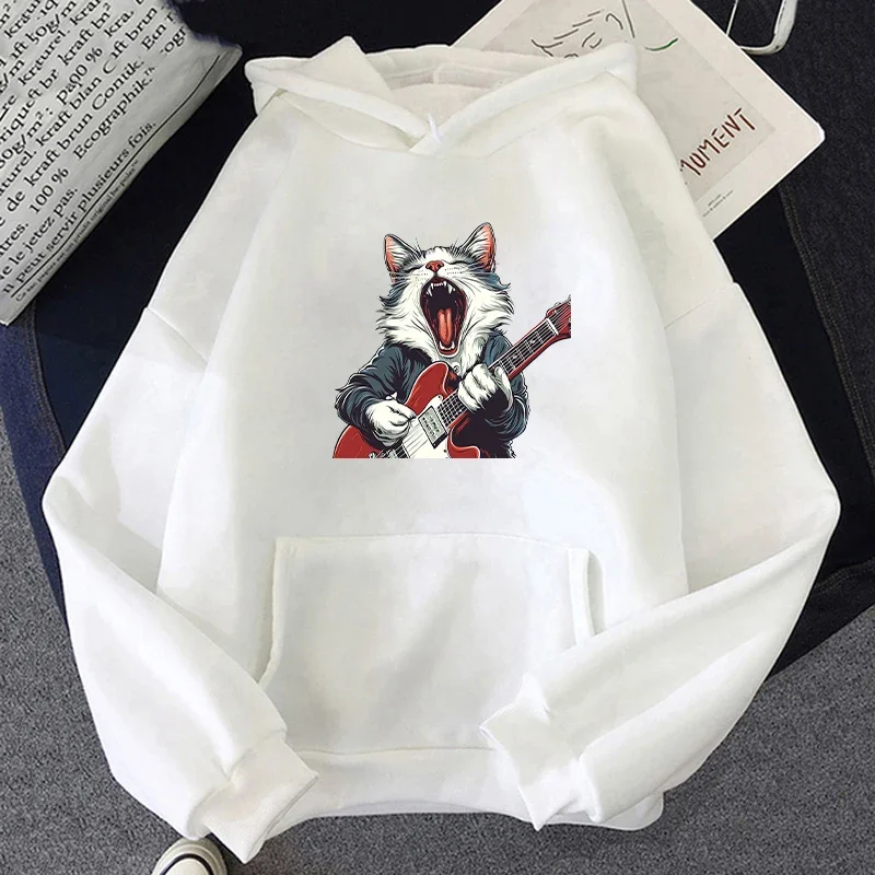 Men Hoodies Cartoon Cat Playing Guitar Pullover Top Fashion Long Sleeve Hooded Sweatshirt Casual Streetwear
Men Hoodies Cartoon Cat Playing Guitar Pullover Top Fashion Long Sleeve Hooded Sweatshirt Casual Streetwear