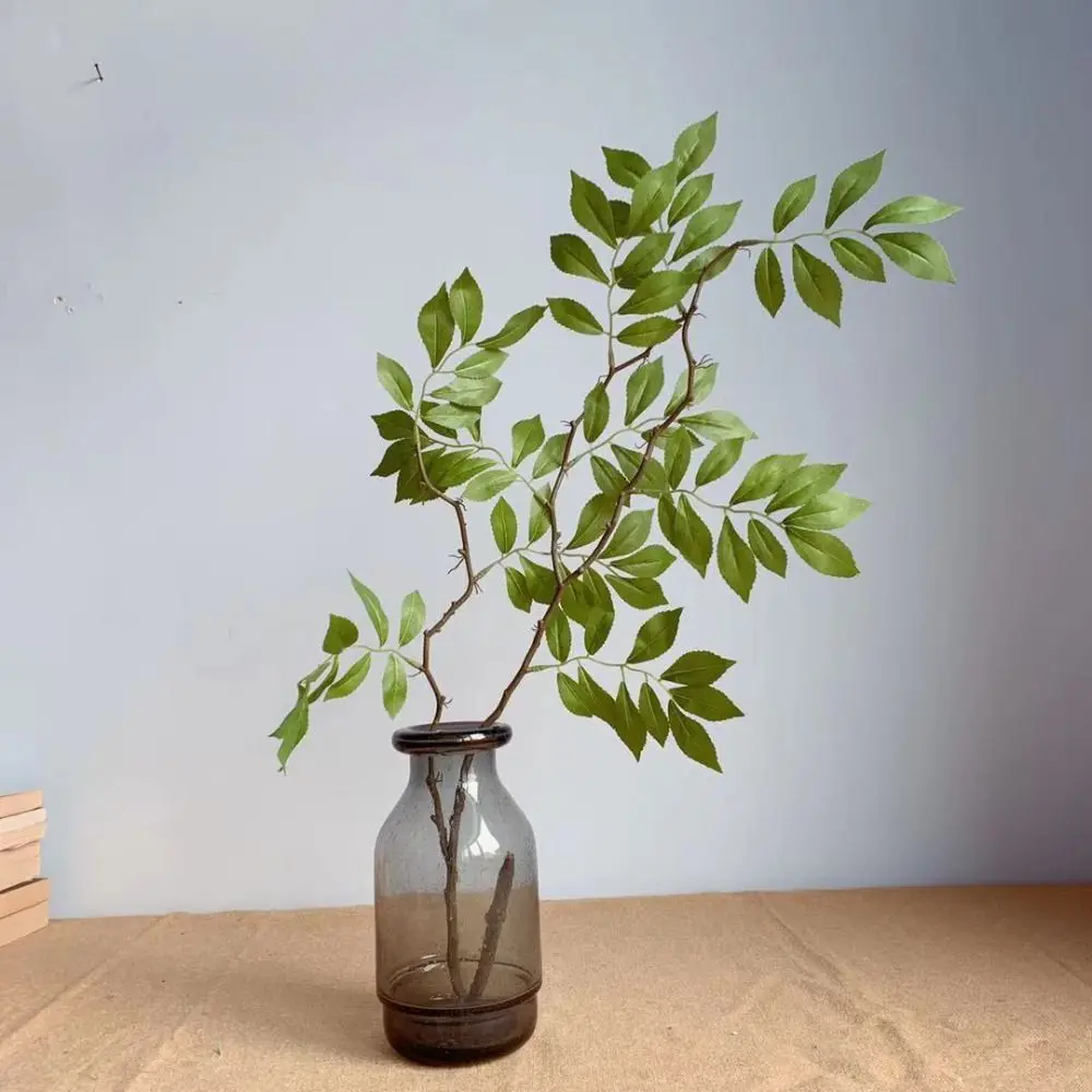 Artificial Flower 2 Fork Artificial Wisteria Leaf Elegant Plastic Simulation Plant Handmade Large Green Plant Home Garden Decor
Artificial Flower 2 Fork Artificial Wisteria Leaf Elegant Plastic Simulation Plant Handmade Large Green Plant Home Garden Decor