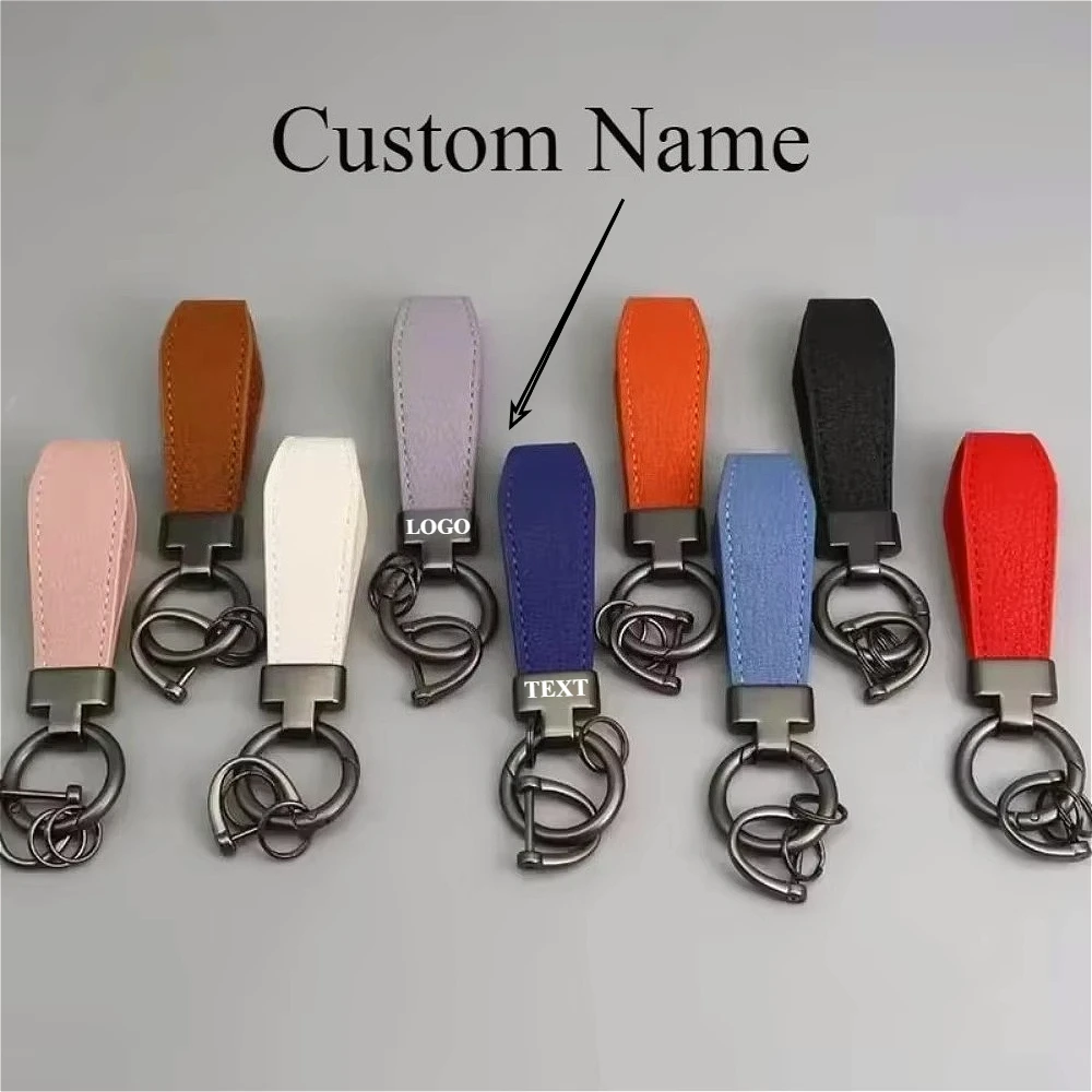 Custom Logo Name Luxury Black Buckle Car Moto Key Genuine Leather Keychain Women Men Keyring Plaid Colors Ring Chain Gift
Custom Logo Name Luxury Black Buckle Car Moto Key Genuine Leather Keychain Women Men Keyring Plaid Colors Ring Chain Gift
