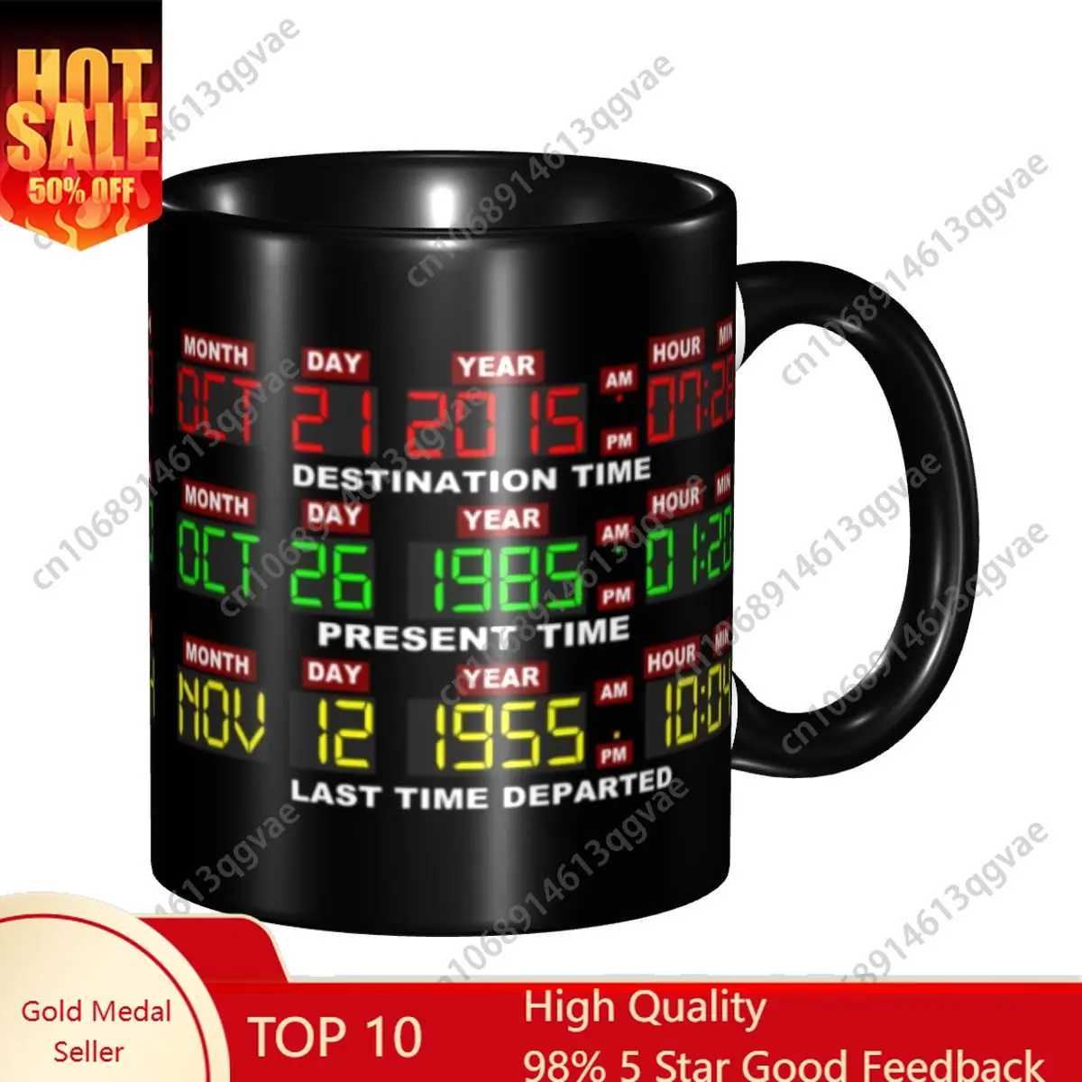 Personalized Time Circuits On Mug DIY Back To The Future Ceramic Milk Tea Coffee Cup
Personalized Time Circuits On Mug DIY Back To The Future Ceramic Milk Tea Coffee Cup