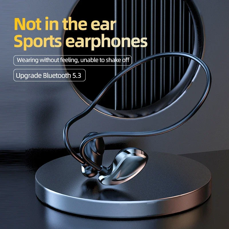 Wireless Bluetooth Headphones Air Conduction Earphone Neckband Headset With Microphone Long Battery Auriculares High Quality
Wireless Bluetooth Headphones Air Conduction Earphone Neckband Headset With Microphone Long Battery Auriculares High Quality