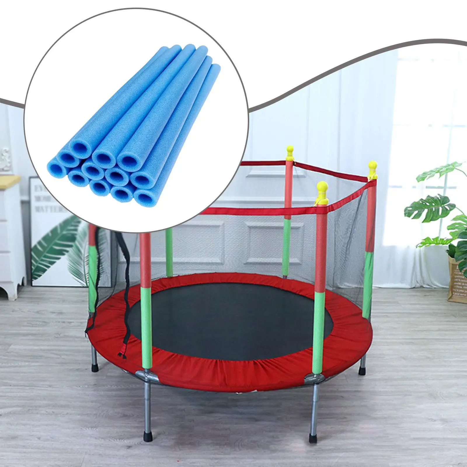 Foam Pole Sleeves for Trampoline Protective Cover Easy Install Cushion Accessories for Outdoor Mats
Foam Pole Sleeves for Trampoline Protective Cover Easy Install Cushion Accessories for Outdoor Mats