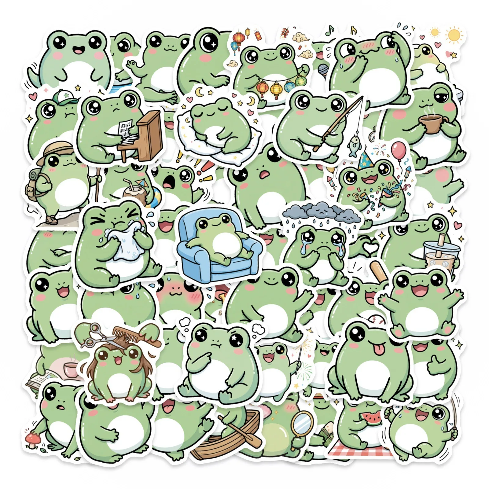 10/30/56PCS Cartoon Cute Cartoon Frog Stickers Kawaii Funny Animals DIY Kids Toys Guitar Luggage Suitcase Decal Graffiti Sticker
10/30/56PCS Cartoon Cute Cartoon Frog Stickers Kawaii Funny Animals DIY Kids Toys Guitar Luggage Suitcase Decal Graffiti Sticker