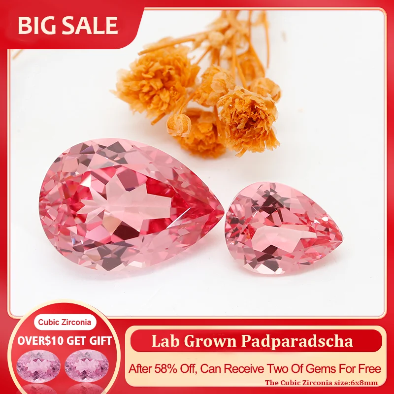 YinZheng Czochralski, выращенная в лаборатории Padparadscha, сапфир грушевидной формы, обеспечивает сертификат AGL, синтетический для изготовления ювелирных изделий своими руками
YinZheng Czochralski, выращенная в лаборатории Padparadscha, сапфир грушевидной формы, обеспечивает сертификат AGL, синтетический для изготовления ювелирных изделий своими руками