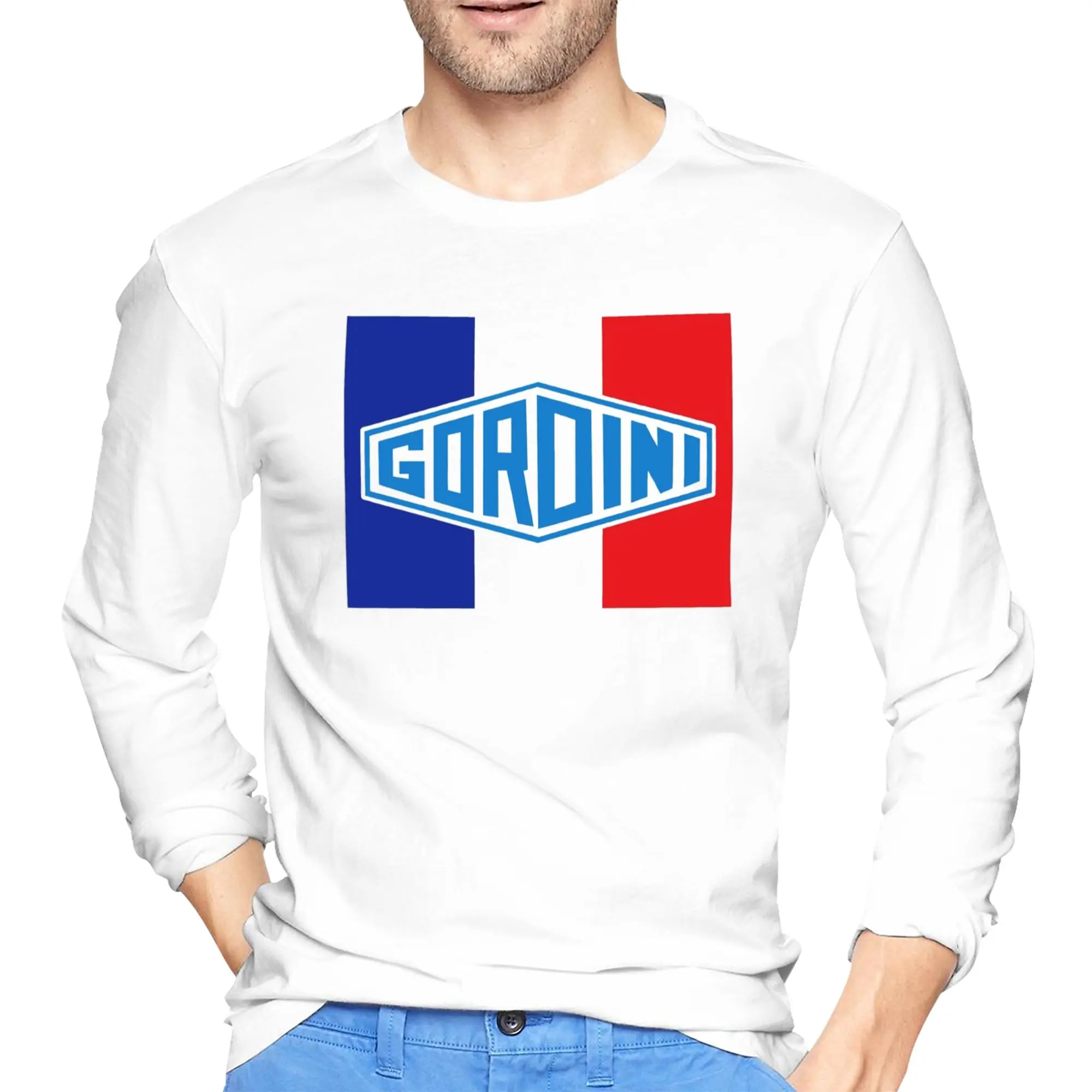 Франция Gordini Мужская футболка с длинными рукавами Модные футболки с круглым вырезом Весенние и осенние мужские топы
Франция Gordini Мужская футболка с длинными рукавами Модные футболки с круглым вырезом Весенние и осенние мужские топы