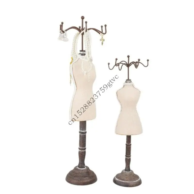 D0UF Деревянная подставка для ювелирных изделий с бархатным покрытием и элегантным дизайном, подходящая для выставки безопасных
D0UF Деревянная подставка для ювелирных изделий с бархатным покрытием и элегантным дизайном, подходящая для выставки безопасных