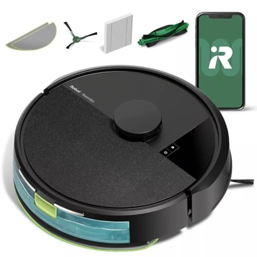 Roomba 105 Combo Robot Vacuum Mop - Easy to use, Intense Power-Lifting Suction, LiDAR Navigation, Multiple Cleaning Modes, Avoi
Roomba 105 Combo Robot Vacuum Mop - Easy to use, Intense Power-Lifting Suction, LiDAR Navigation, Multiple Cleaning Modes, Avoi