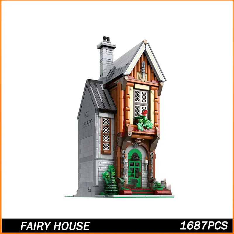 MOC Building Block Medieval Architecture Elf House Model Brick Particle Creative Educationve Education Christmas Gift 1687PCS
MOC Building Block Medieval Architecture Elf House Model Brick Particle Creative Educationve Education Christmas Gift 1687PCS