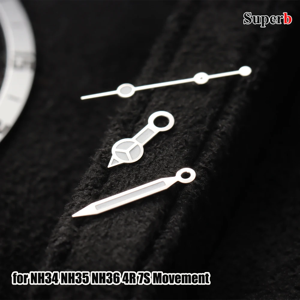 High Quality NH35 Hands Watch Green Luminous Silver Gray Blue Watches Pointers Fit NH35/NH36/4R/7S Movement Watch Accessories
High Quality NH35 Hands Watch Green Luminous Silver Gray Blue Watches Pointers Fit NH35/NH36/4R/7S Movement Watch Accessories