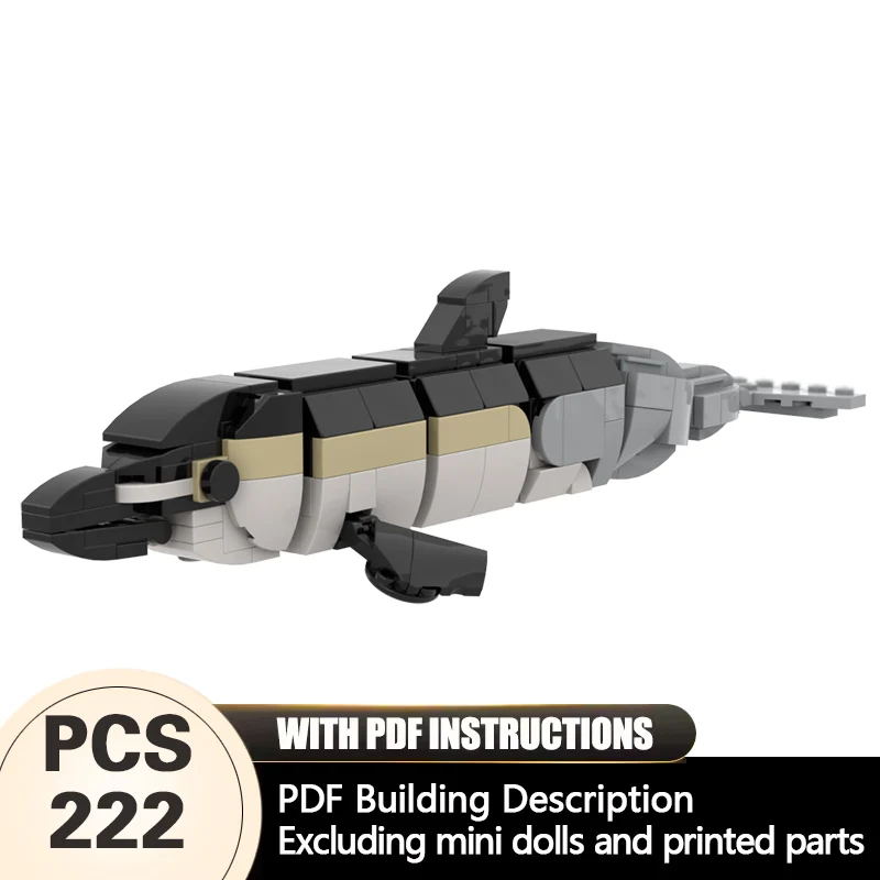 Creators Animal Series Model MOC Building Bricks Delphinus Delphis Modular Technology Gifts Holiday Assemble Children Toys Suit
Creators Animal Series Model MOC Building Bricks Delphinus Delphis Modular Technology Gifts Holiday Assemble Children Toys Suit